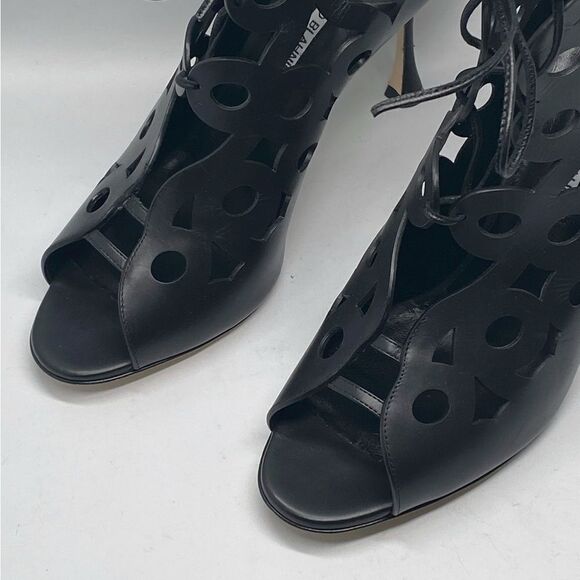 Manolo Blahnik Taralo 90MM Leather Booties size 41 - Picture 11 of 14